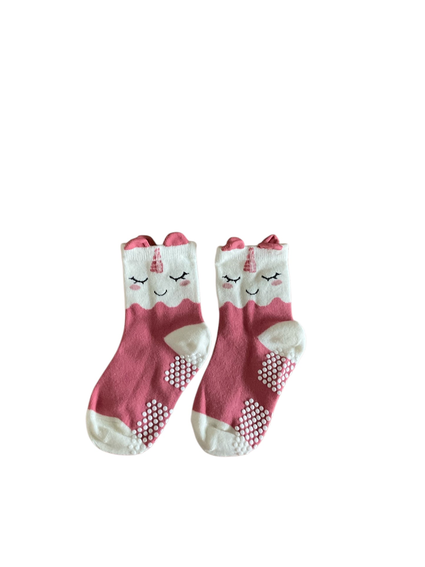 Girls Pink grip socks