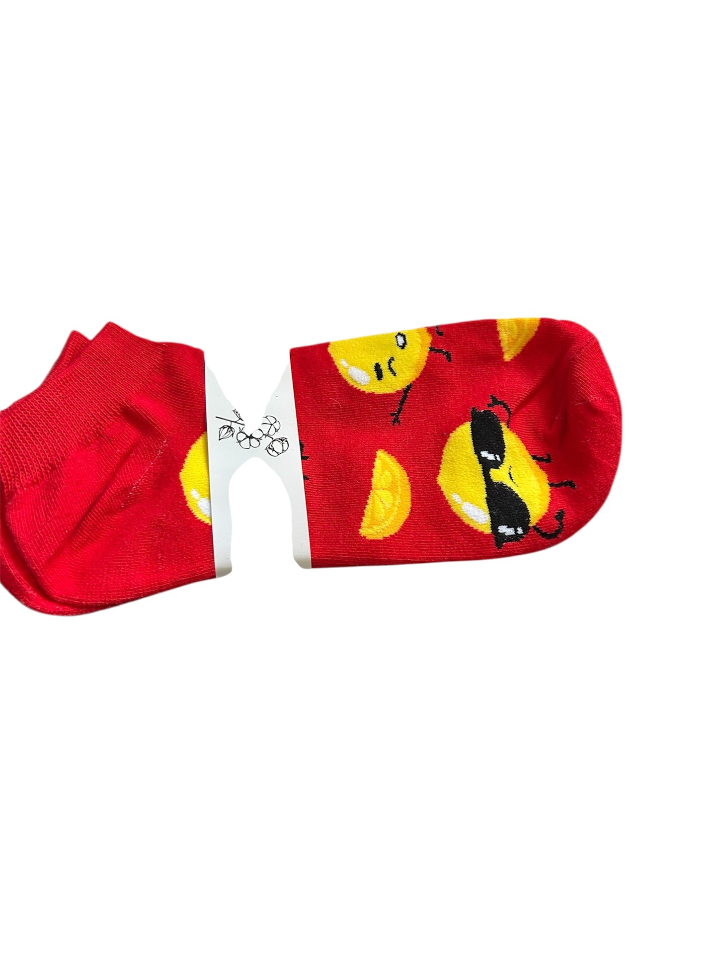 Men’s smiley face trainer socks 9-11 size