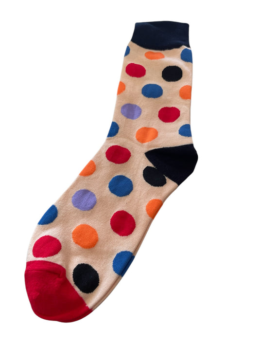 Cute and funny polka dot socks