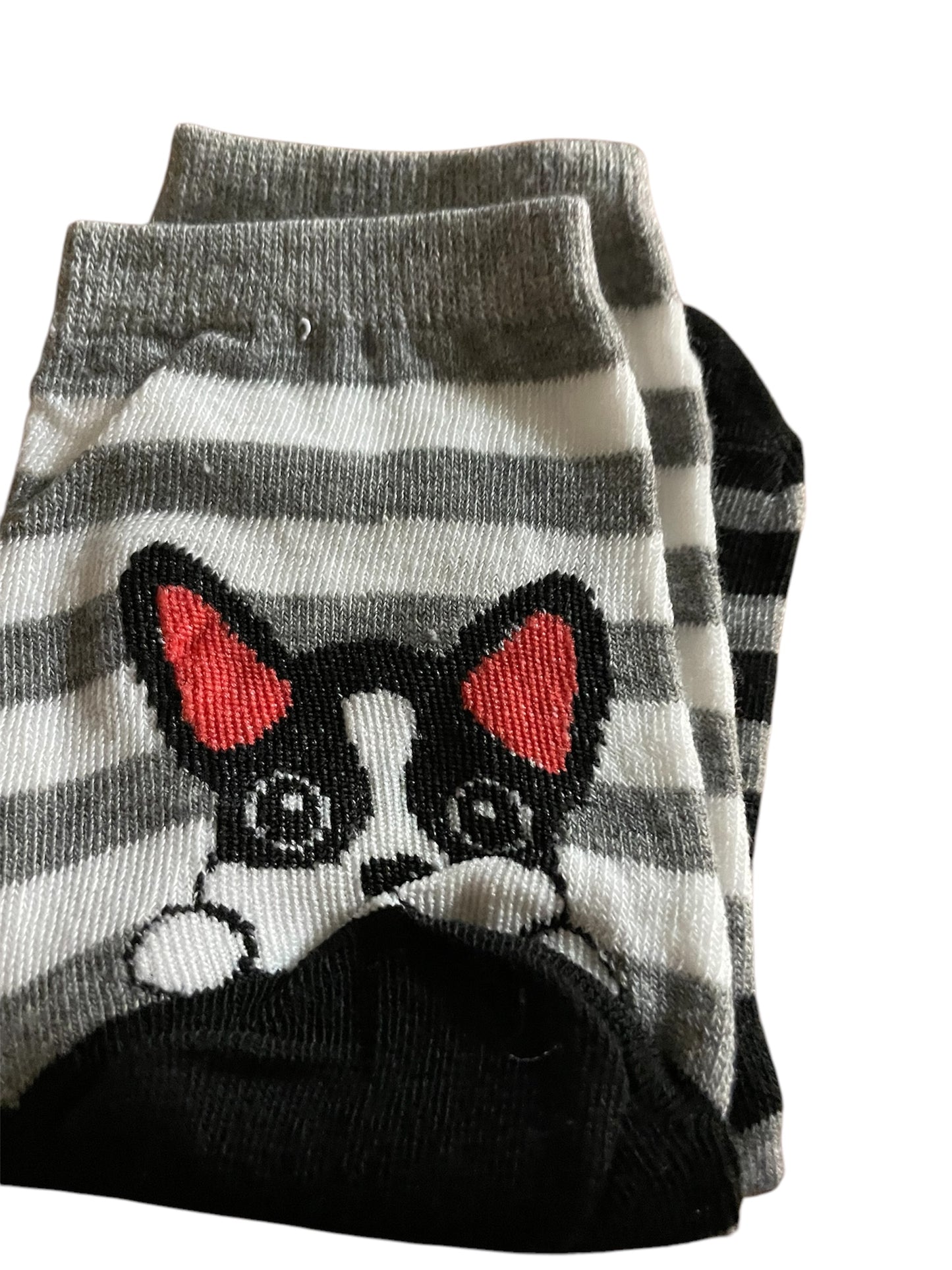 Stripe Dog Socks