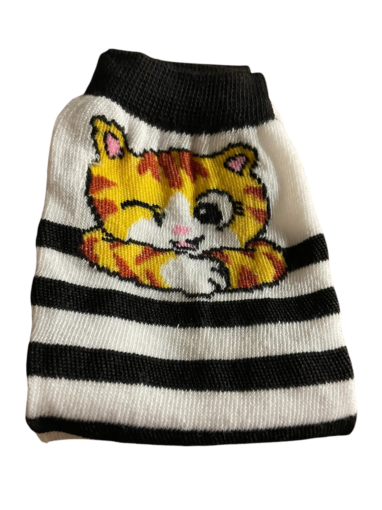 Stripe cat socks