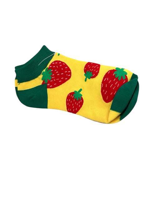 Ladies strawberry trainer socks