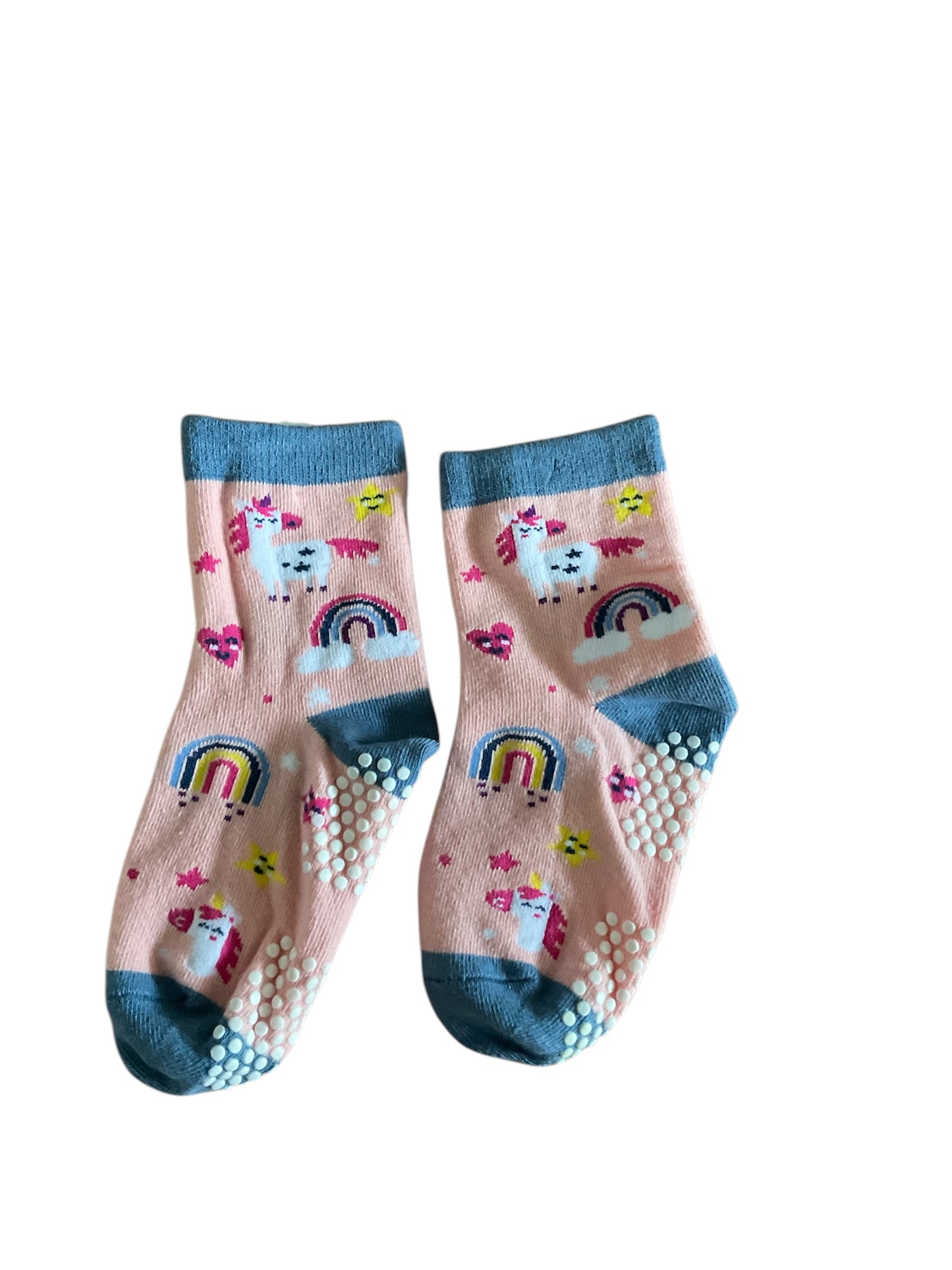 Girls Happy grip socks