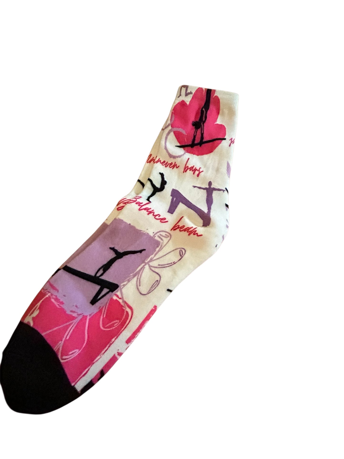 Gymnastics socks for fun￼