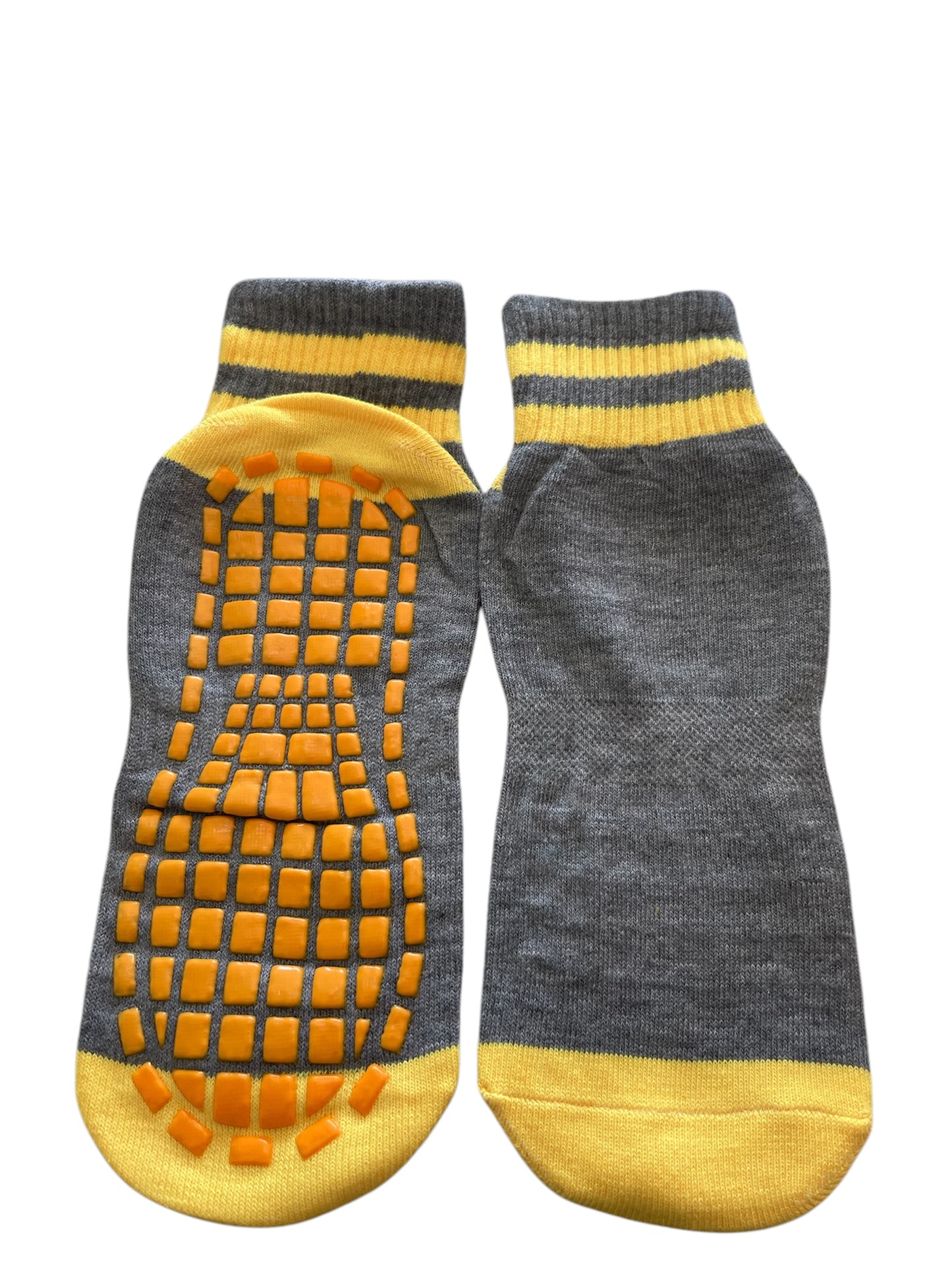 Grey non Slip breathable sporty ankle socks