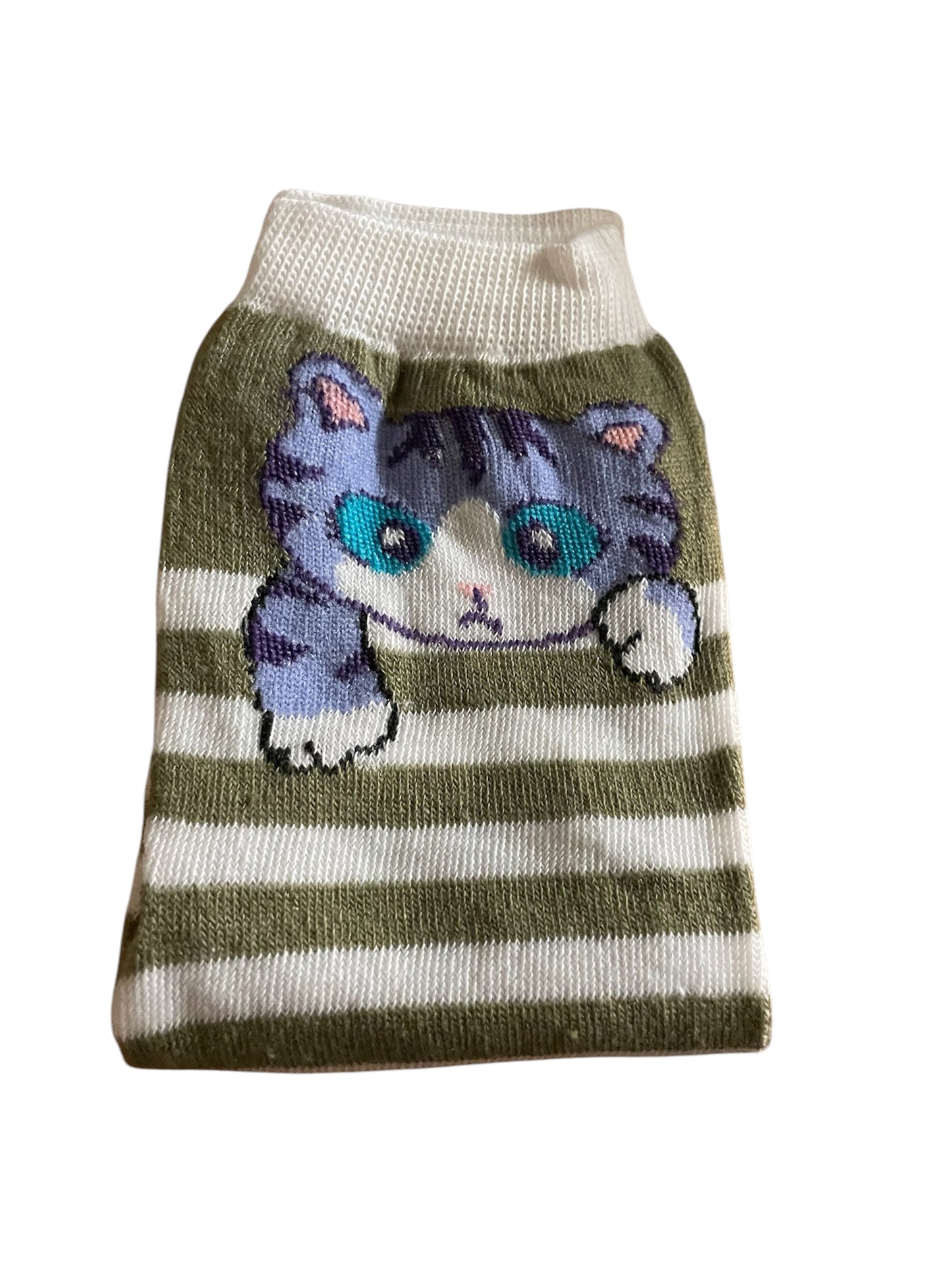 Stripe Cat Socks