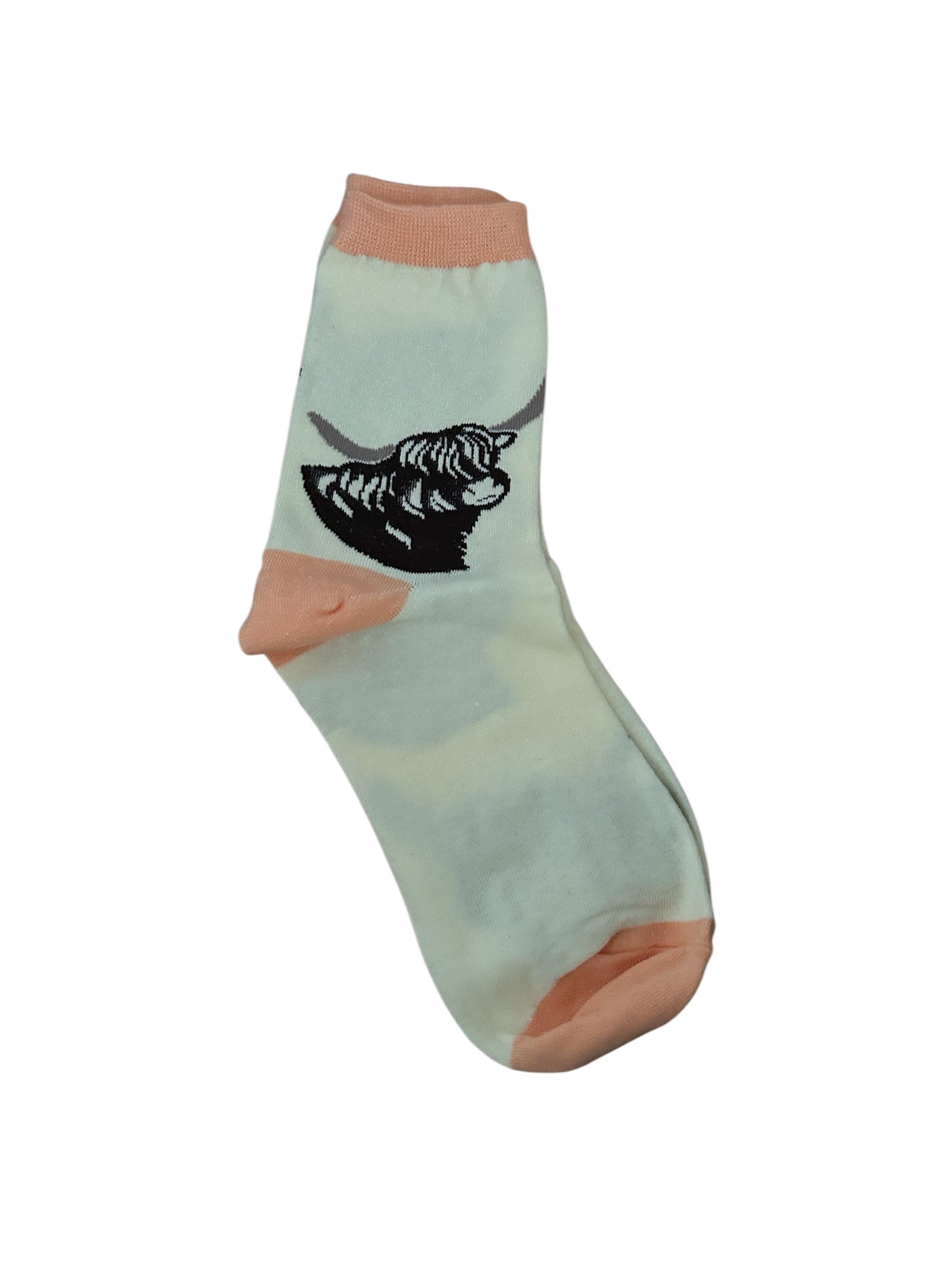 Highland cow socks