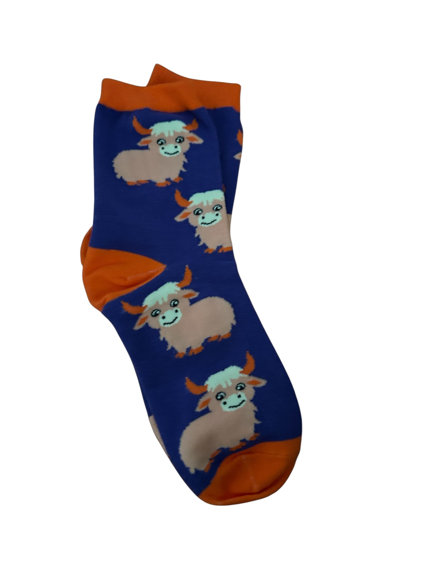 Highland cow socks