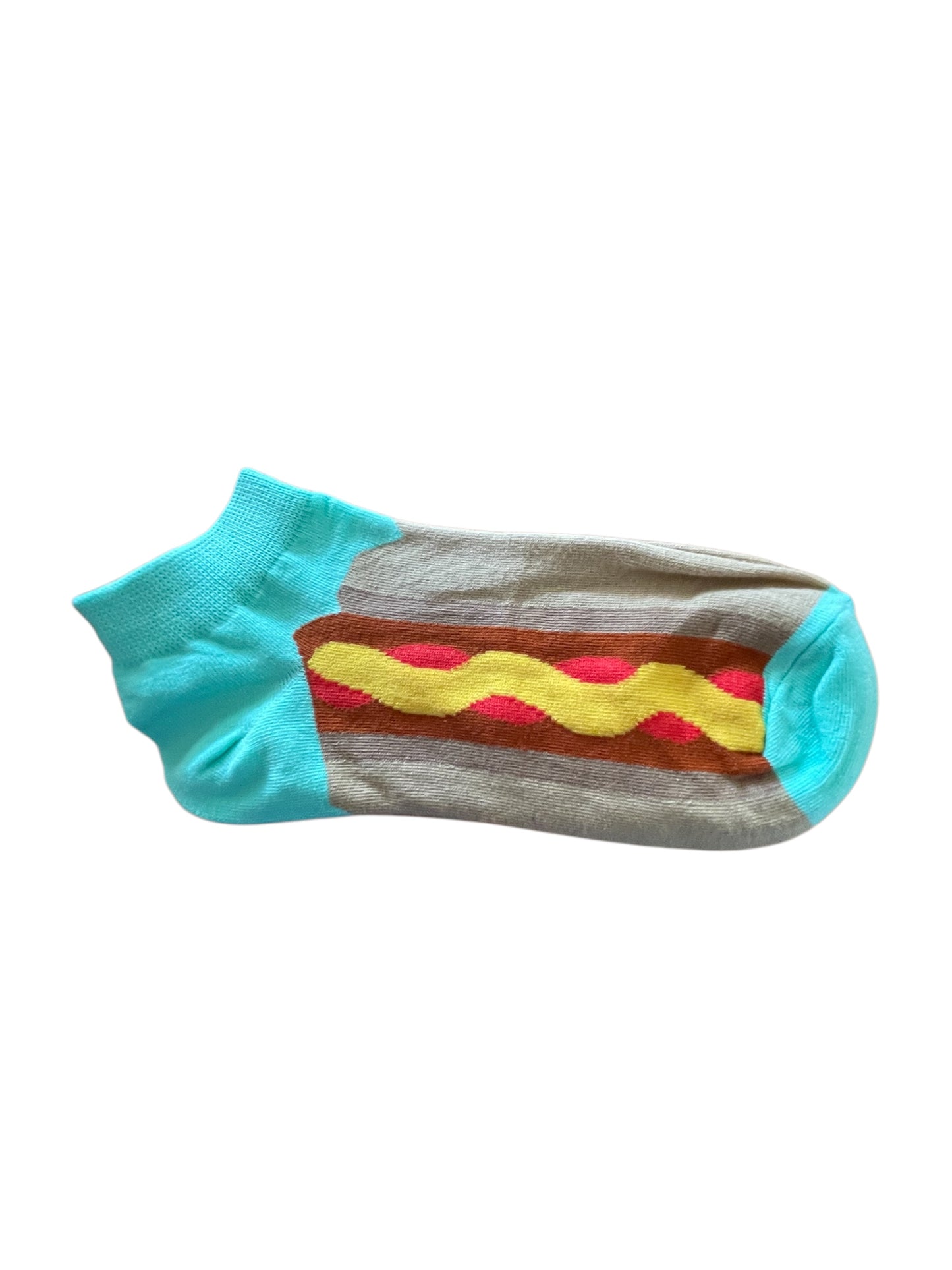 Fun food cartoon ankle socks