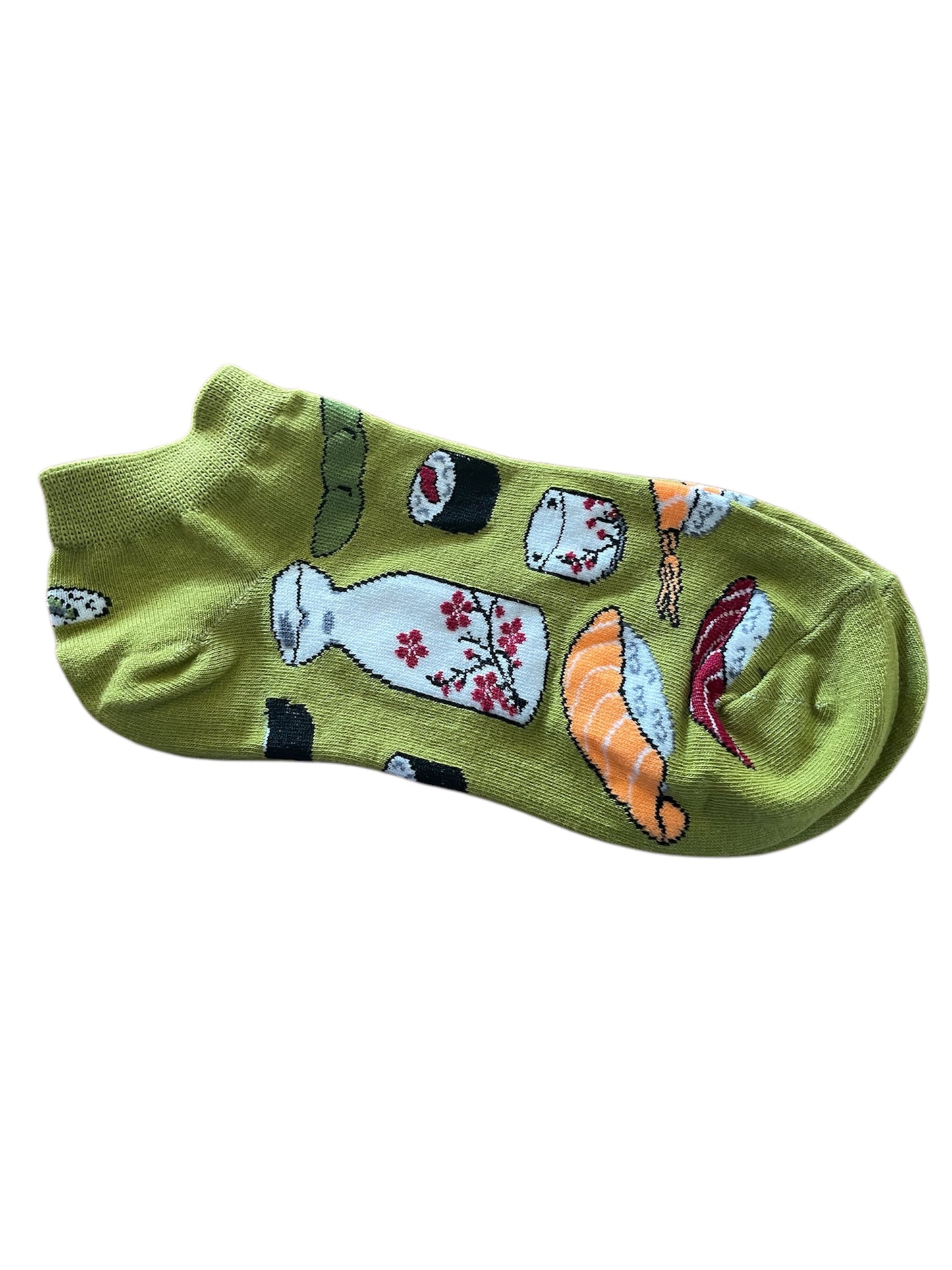 Fun food cartoon ankle socks