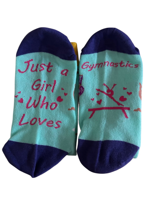 ￼ Girls that loved gymnastics socks ￼