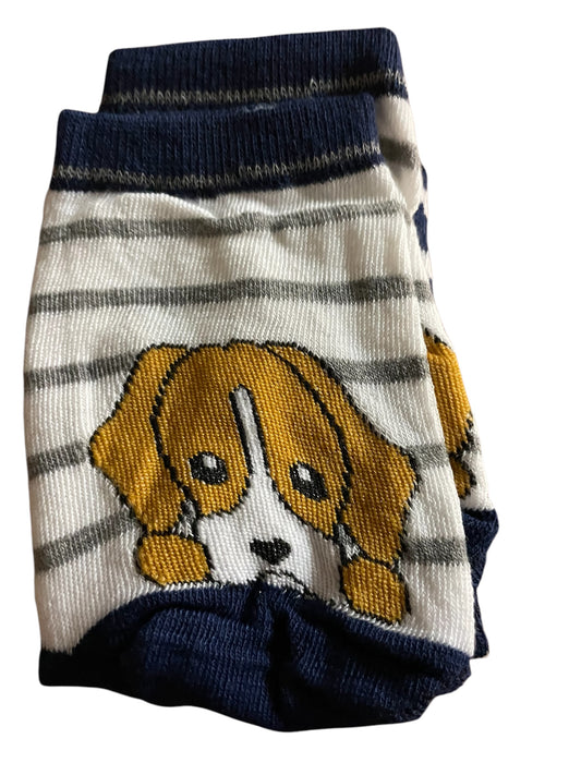 Stripe Dog Socks