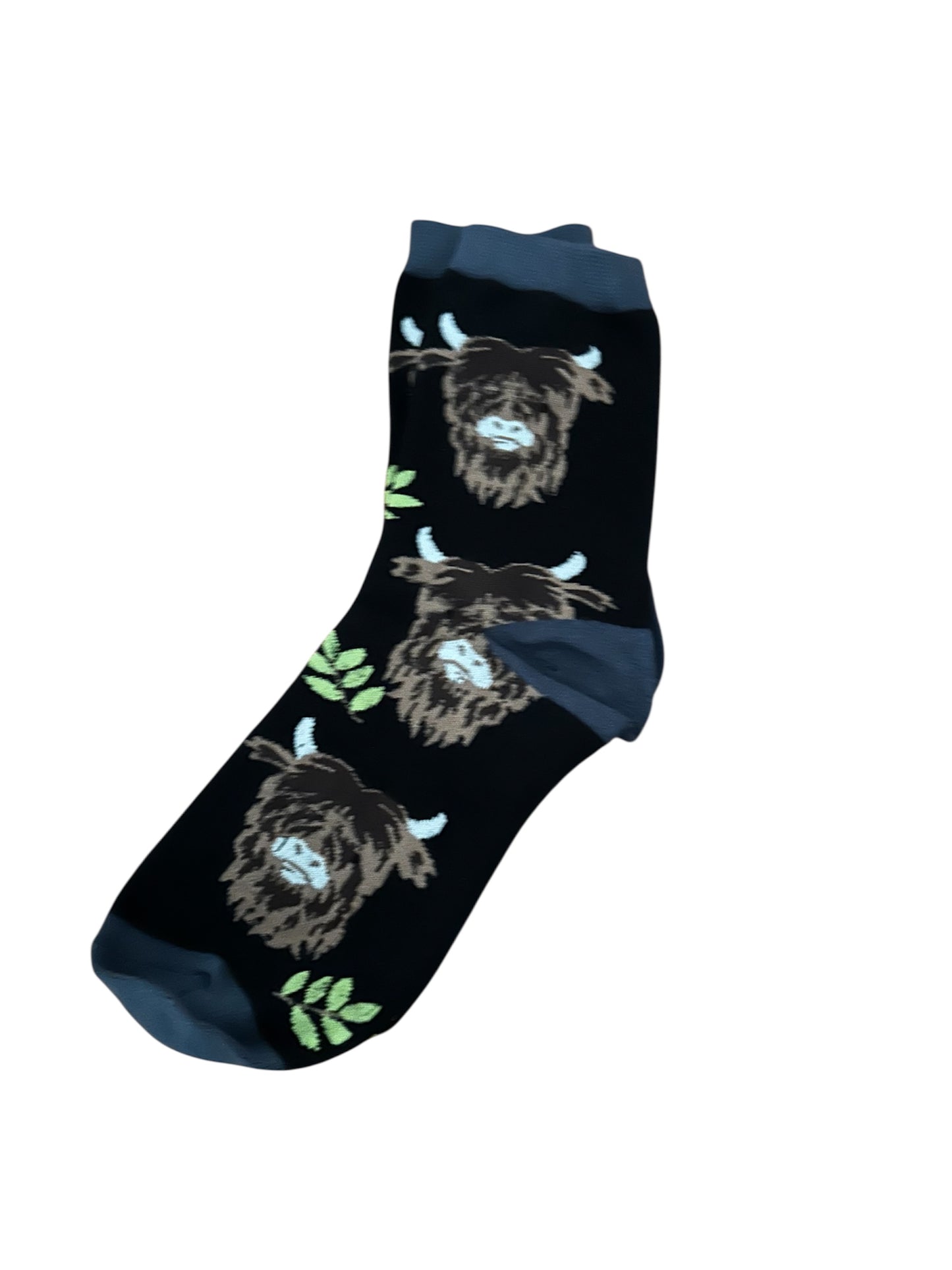 Highland cow socks