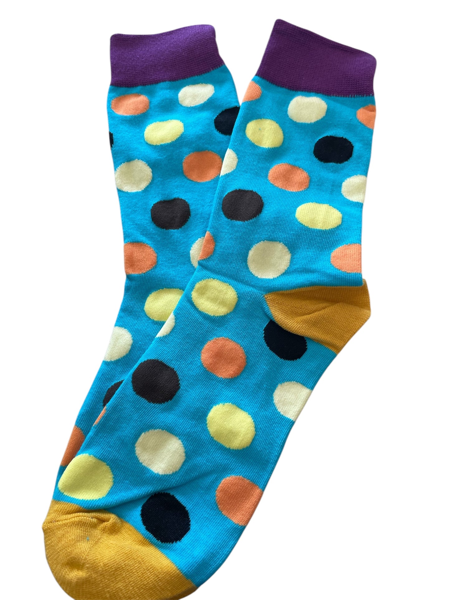 Blue spot socks