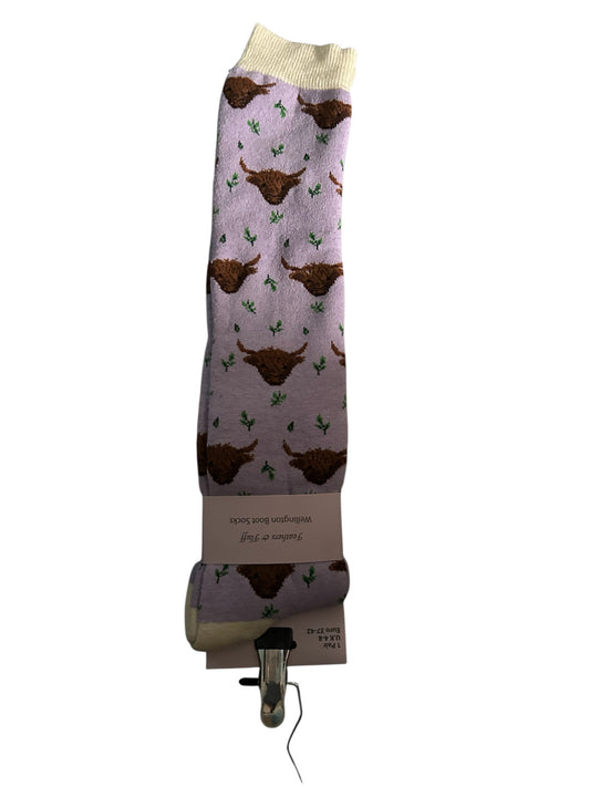 Highland wellies socks