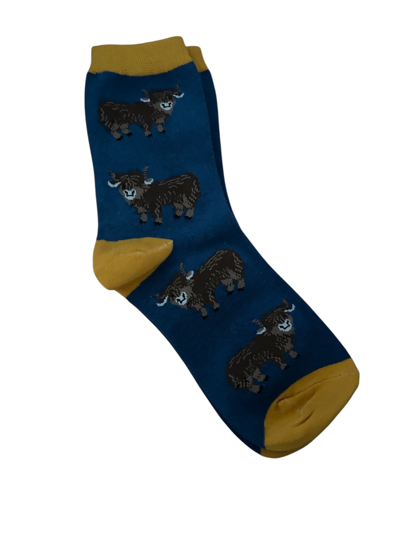 Highland cow socks
